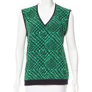 Tibi Sleeveless Printed Top